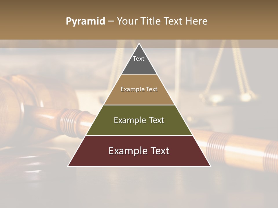 A Wooden Gaven Sitting On Top Of A Table Next To Books PowerPoint Template