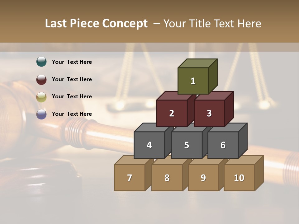 A Wooden Gaven Sitting On Top Of A Table Next To Books PowerPoint Template