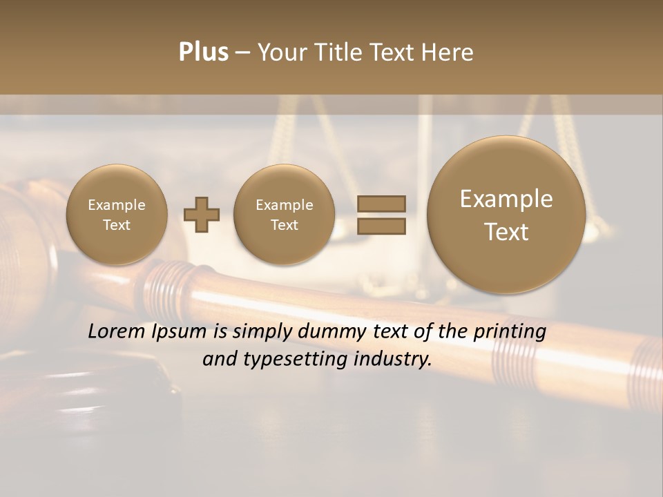 A Wooden Gaven Sitting On Top Of A Table Next To Books PowerPoint Template