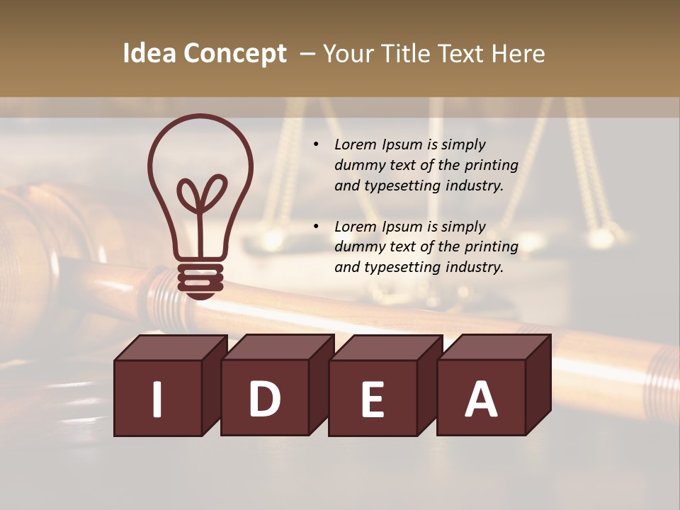 A Wooden Gaven Sitting On Top Of A Table Next To Books PowerPoint Template