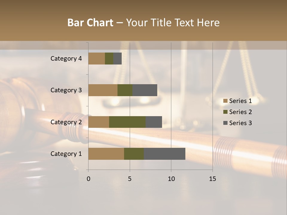 A Wooden Gaven Sitting On Top Of A Table Next To Books PowerPoint Template