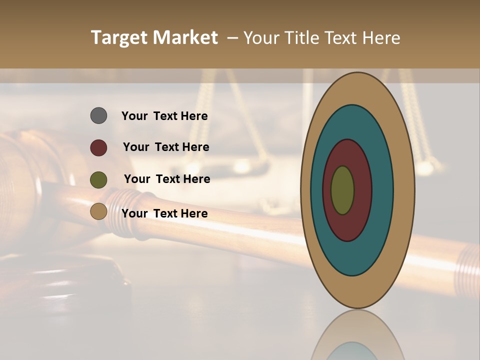 A Wooden Gaven Sitting On Top Of A Table Next To Books PowerPoint Template