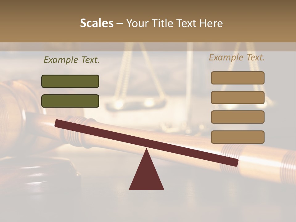 A Wooden Gaven Sitting On Top Of A Table Next To Books PowerPoint Template