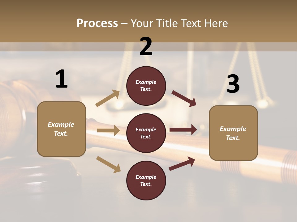 A Wooden Gaven Sitting On Top Of A Table Next To Books PowerPoint Template