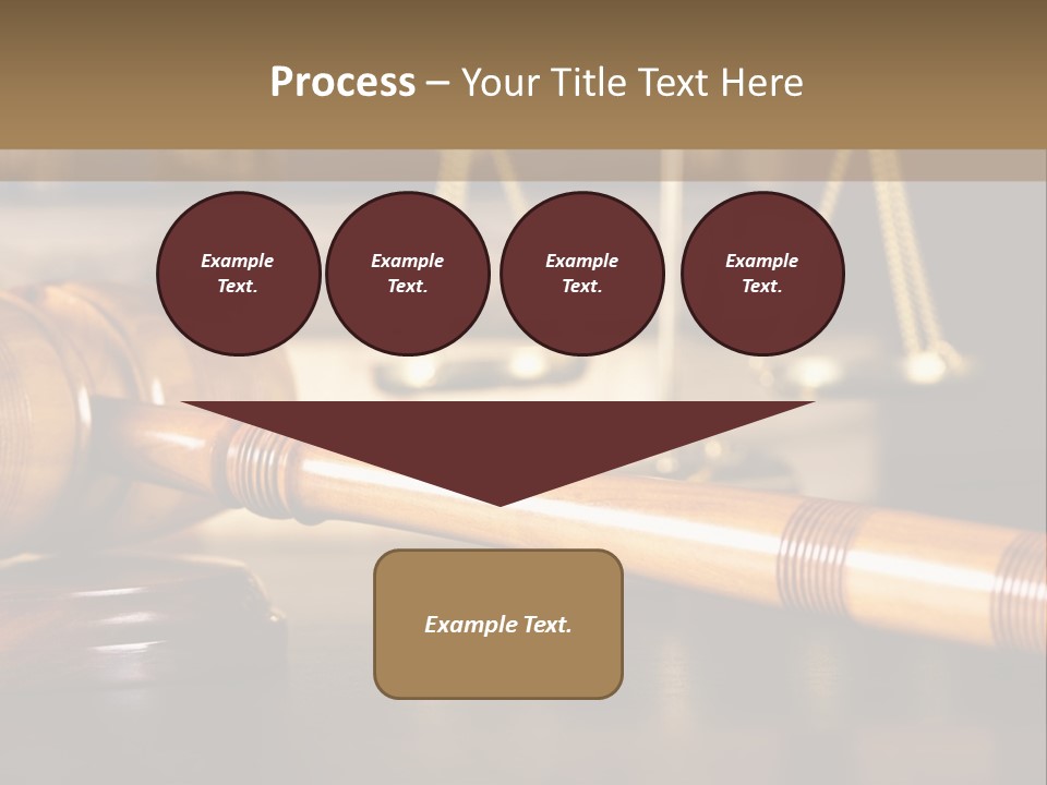 A Wooden Gaven Sitting On Top Of A Table Next To Books PowerPoint Template