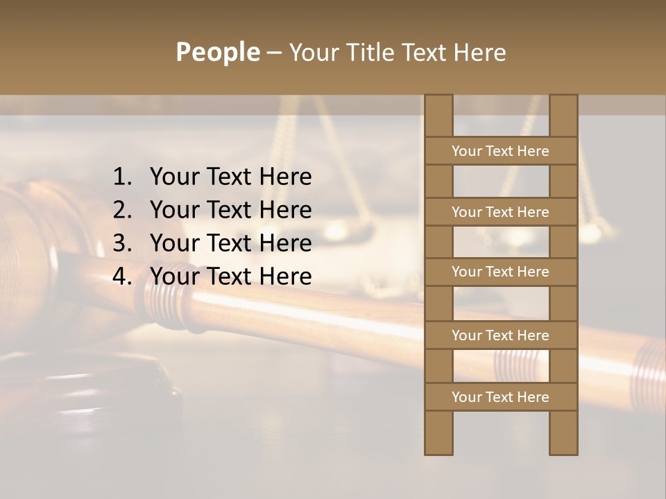 A Wooden Gaven Sitting On Top Of A Table Next To Books PowerPoint Template