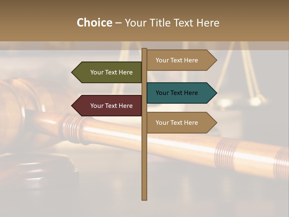 A Wooden Gaven Sitting On Top Of A Table Next To Books PowerPoint Template