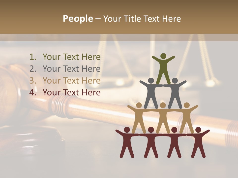 A Wooden Gaven Sitting On Top Of A Table Next To Books PowerPoint Template