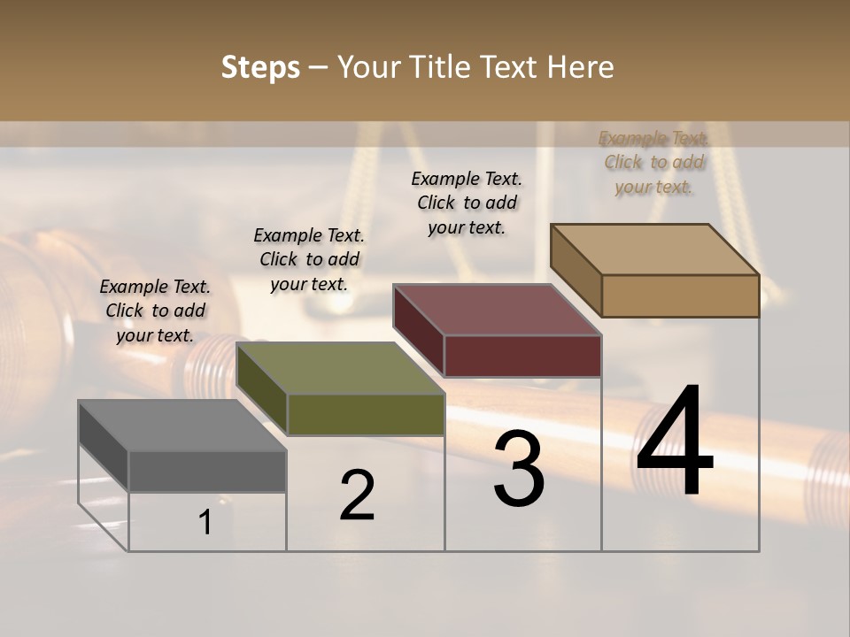 A Wooden Gaven Sitting On Top Of A Table Next To Books PowerPoint Template
