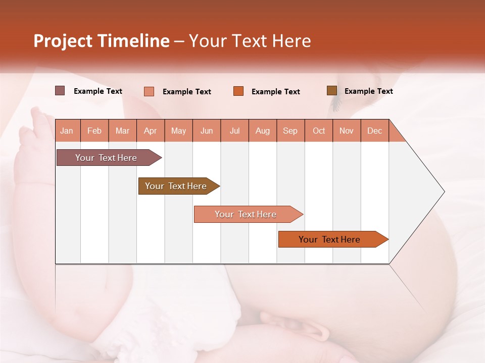 A Woman Kissing A Baby On The Cheek PowerPoint Template