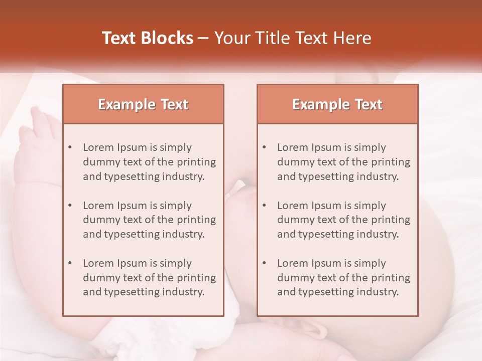 A Woman Kissing A Baby On The Cheek PowerPoint Template