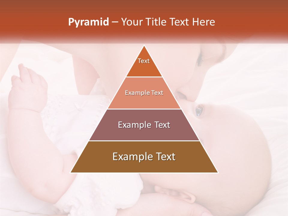 A Woman Kissing A Baby On The Cheek PowerPoint Template