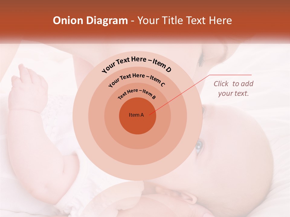 A Woman Kissing A Baby On The Cheek PowerPoint Template