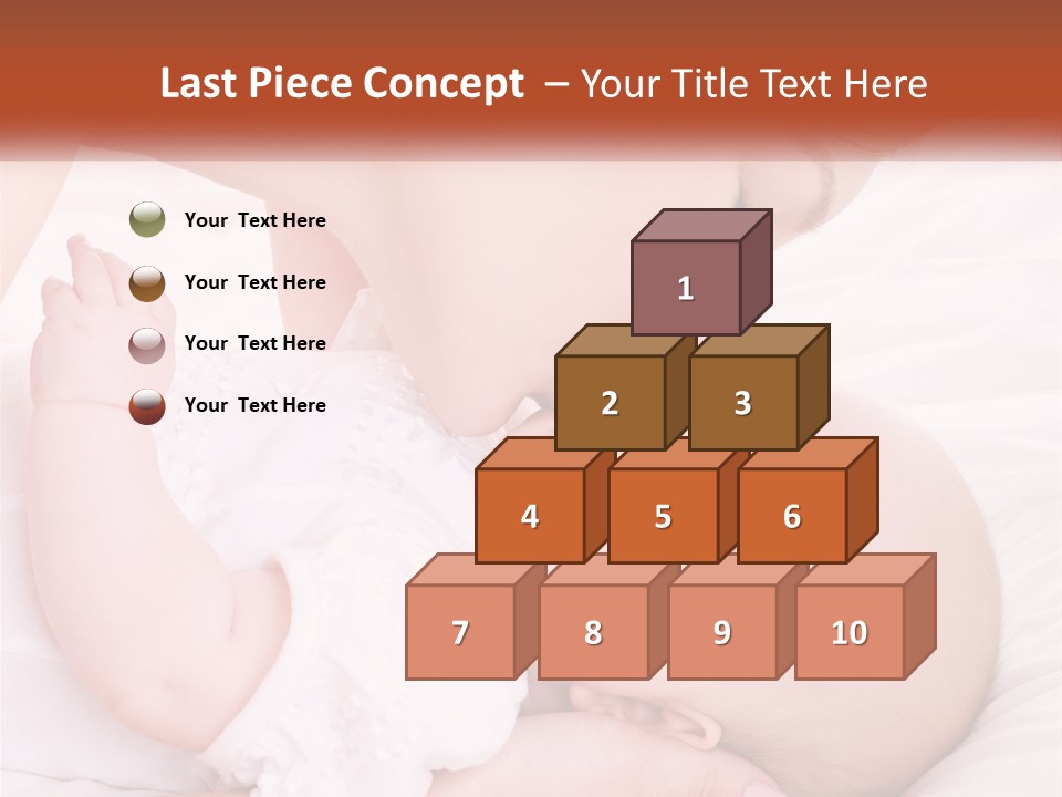 A Woman Kissing A Baby On The Cheek PowerPoint Template