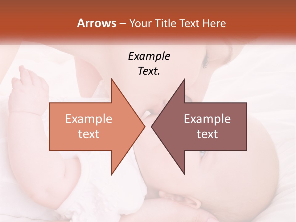 A Woman Kissing A Baby On The Cheek PowerPoint Template
