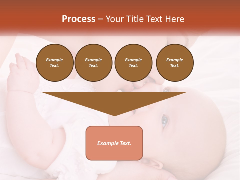 A Woman Kissing A Baby On The Cheek PowerPoint Template