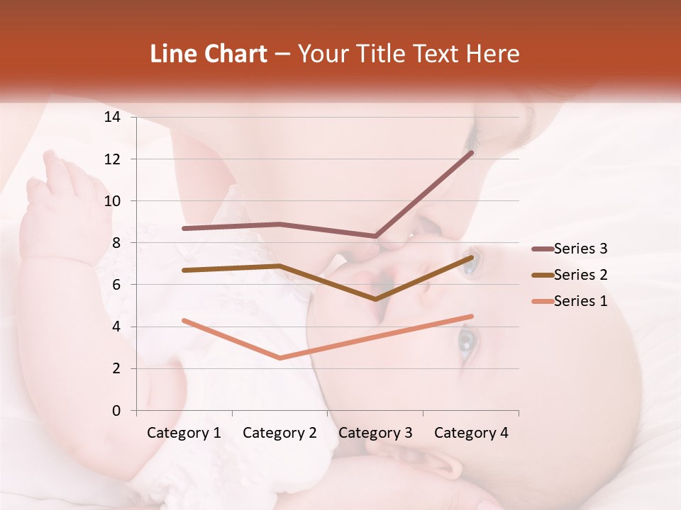 A Woman Kissing A Baby On The Cheek PowerPoint Template