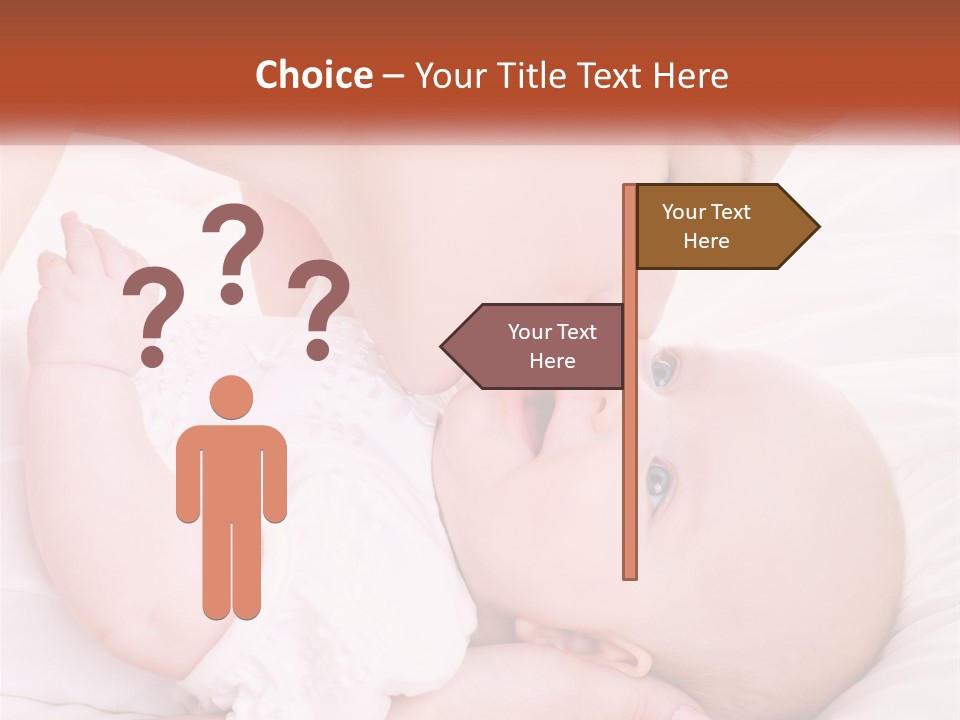 A Woman Kissing A Baby On The Cheek PowerPoint Template