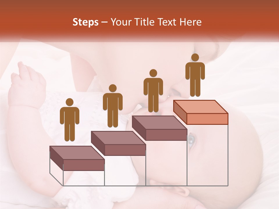 A Woman Kissing A Baby On The Cheek PowerPoint Template