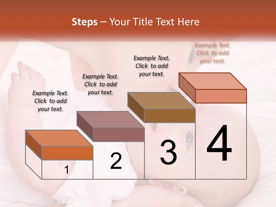 A Woman Kissing A Baby On The Cheek PowerPoint Template