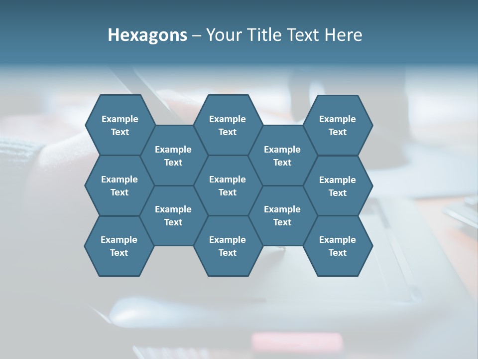 A Person Writing On A Piece Of Paper With A Pen PowerPoint Template