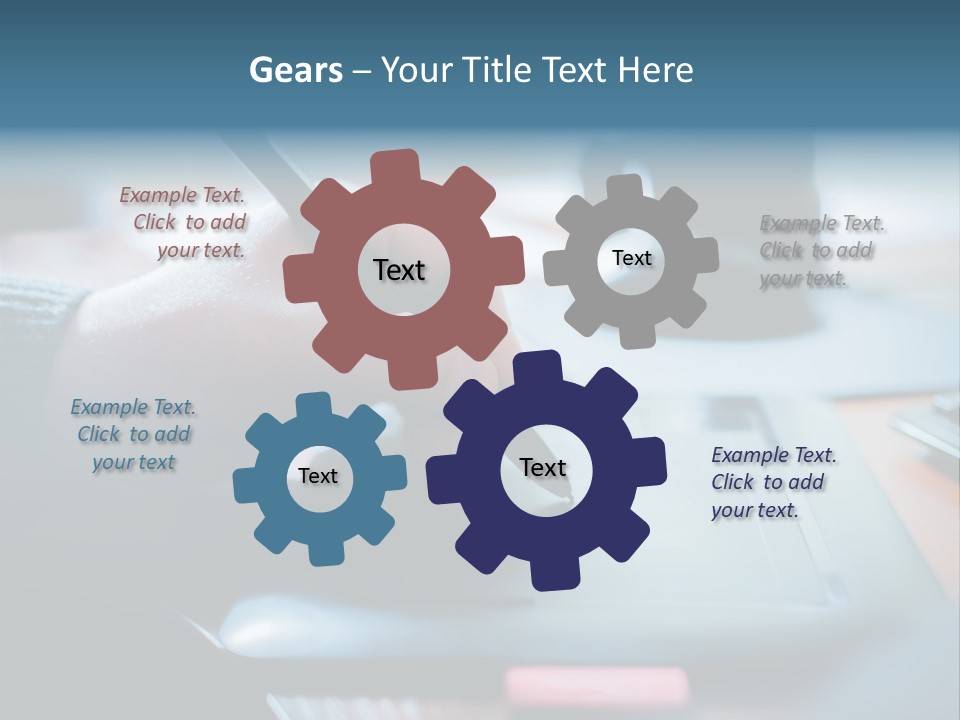 A Person Writing On A Piece Of Paper With A Pen PowerPoint Template