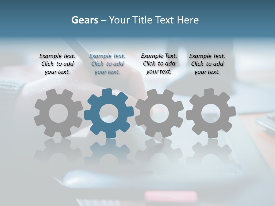 A Person Writing On A Piece Of Paper With A Pen PowerPoint Template