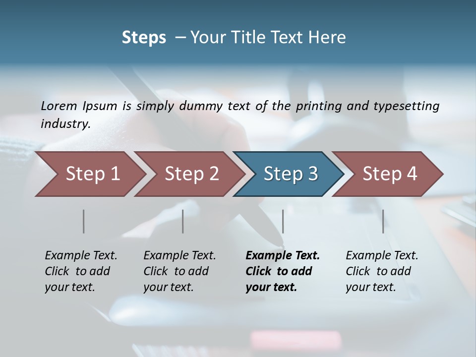 A Person Writing On A Piece Of Paper With A Pen PowerPoint Template