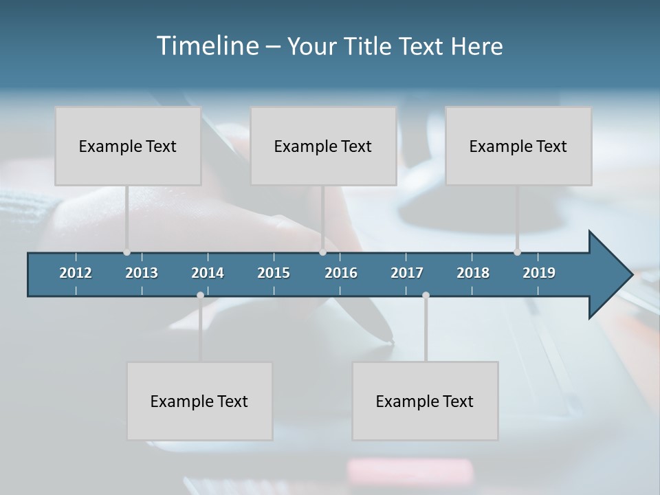 A Person Writing On A Piece Of Paper With A Pen PowerPoint Template