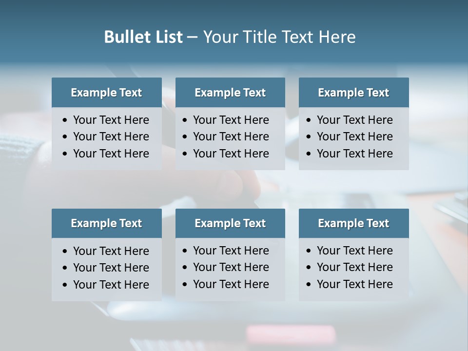 A Person Writing On A Piece Of Paper With A Pen PowerPoint Template