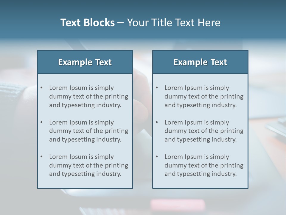 A Person Writing On A Piece Of Paper With A Pen PowerPoint Template