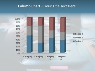 A Person Writing On A Piece Of Paper With A Pen PowerPoint Template