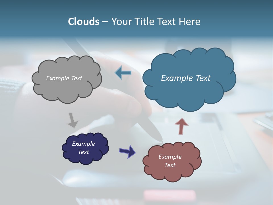 A Person Writing On A Piece Of Paper With A Pen PowerPoint Template