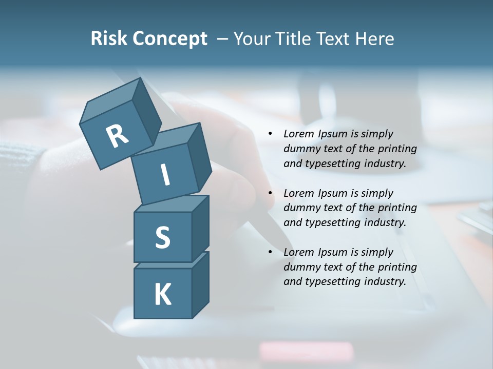 A Person Writing On A Piece Of Paper With A Pen PowerPoint Template