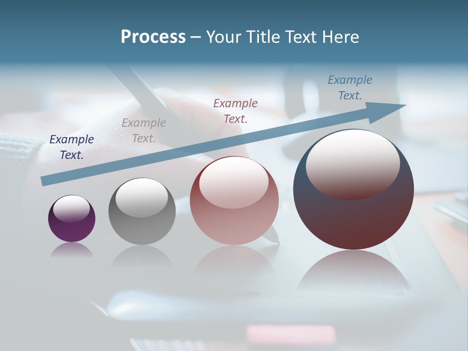 A Person Writing On A Piece Of Paper With A Pen PowerPoint Template