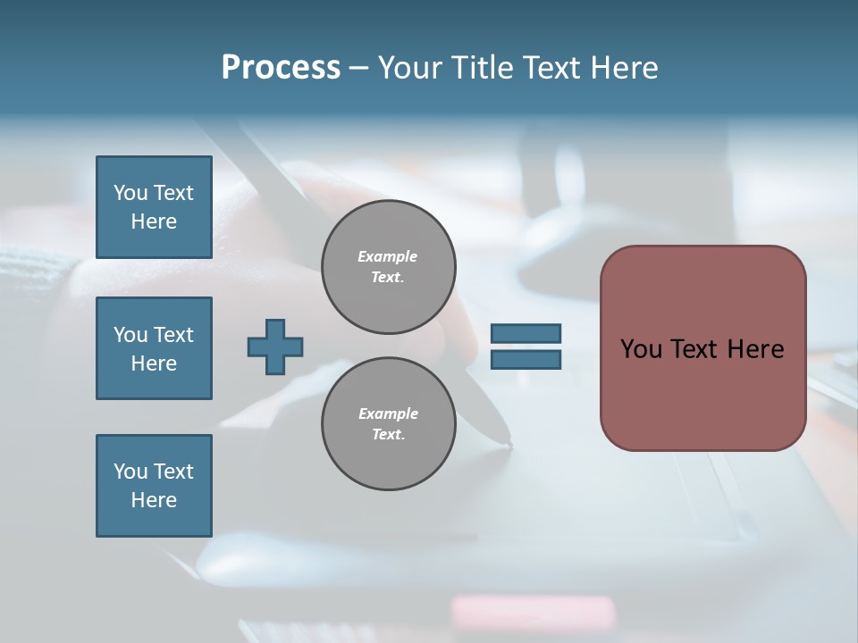 A Person Writing On A Piece Of Paper With A Pen PowerPoint Template