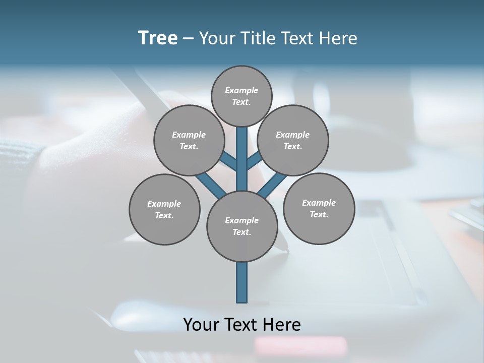 A Person Writing On A Piece Of Paper With A Pen PowerPoint Template
