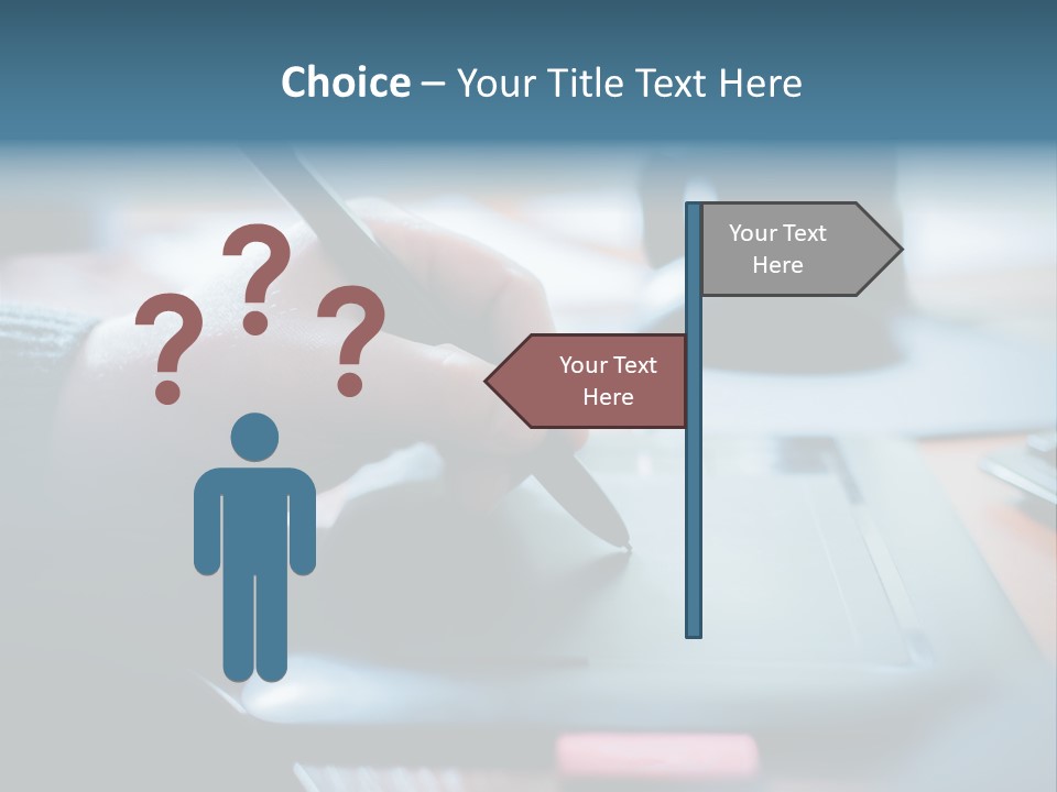 A Person Writing On A Piece Of Paper With A Pen PowerPoint Template