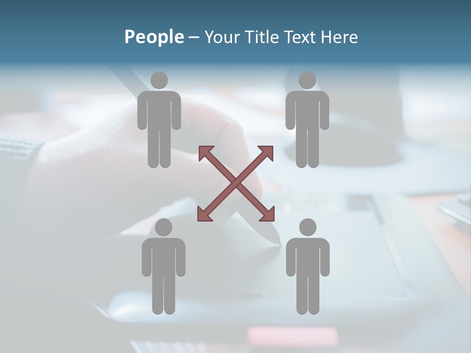 A Person Writing On A Piece Of Paper With A Pen PowerPoint Template