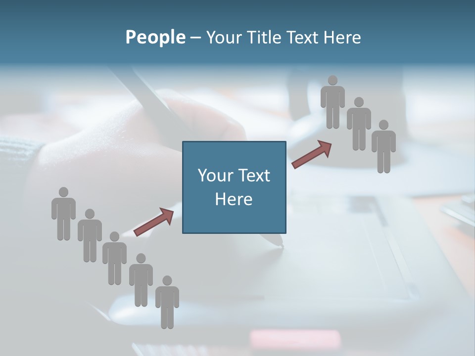 A Person Writing On A Piece Of Paper With A Pen PowerPoint Template