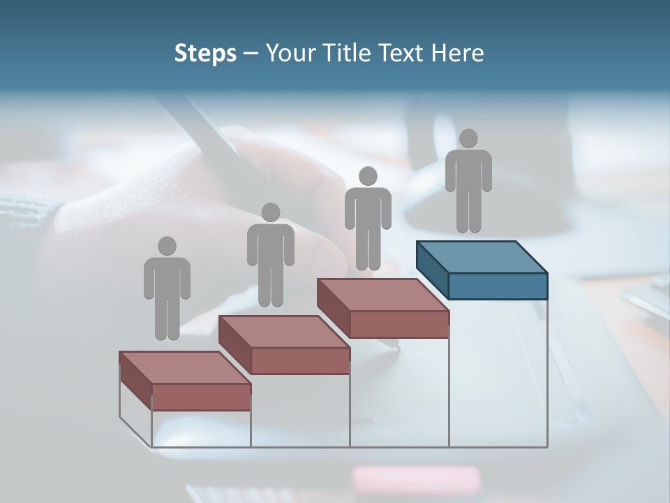 A Person Writing On A Piece Of Paper With A Pen PowerPoint Template