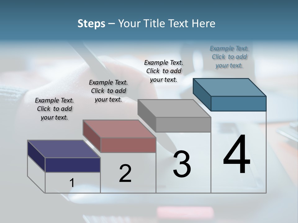 A Person Writing On A Piece Of Paper With A Pen PowerPoint Template