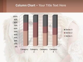 A Girl And A Dog Are Posing For A Picture PowerPoint Template