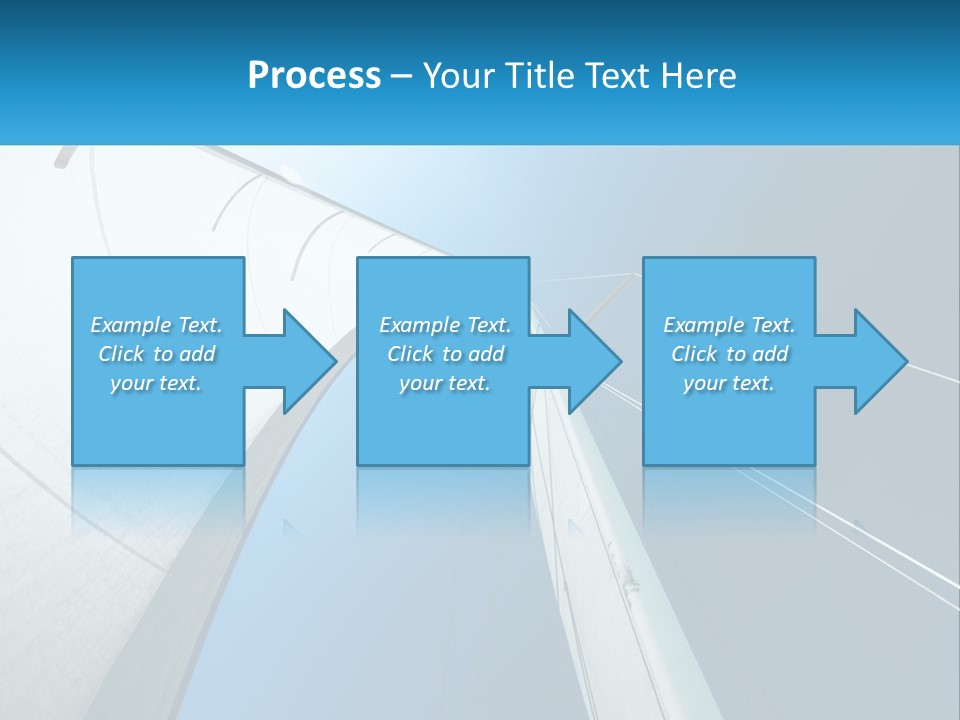 A Sail Boat With A Blue Sky In The Background PowerPoint Template