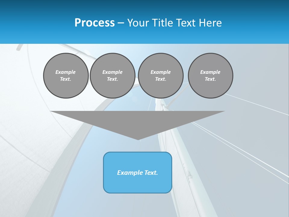 A Sail Boat With A Blue Sky In The Background PowerPoint Template
