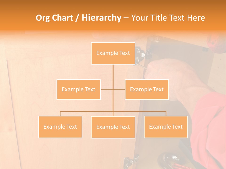 A Person Opening A Cabinet With A Wrench PowerPoint Template