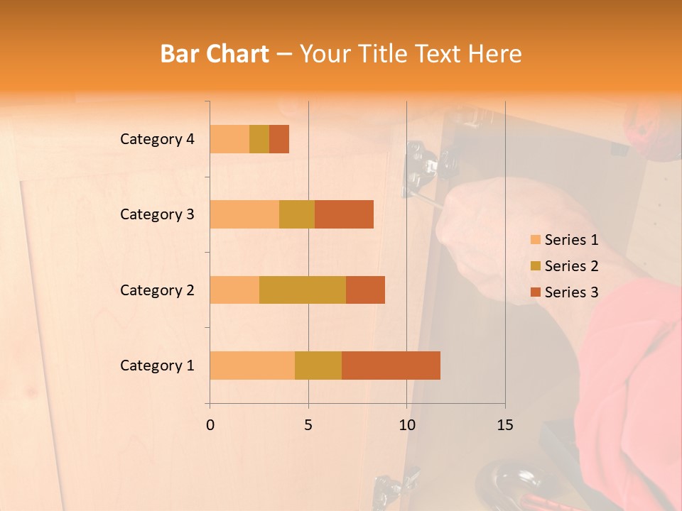 A Person Opening A Cabinet With A Wrench PowerPoint Template