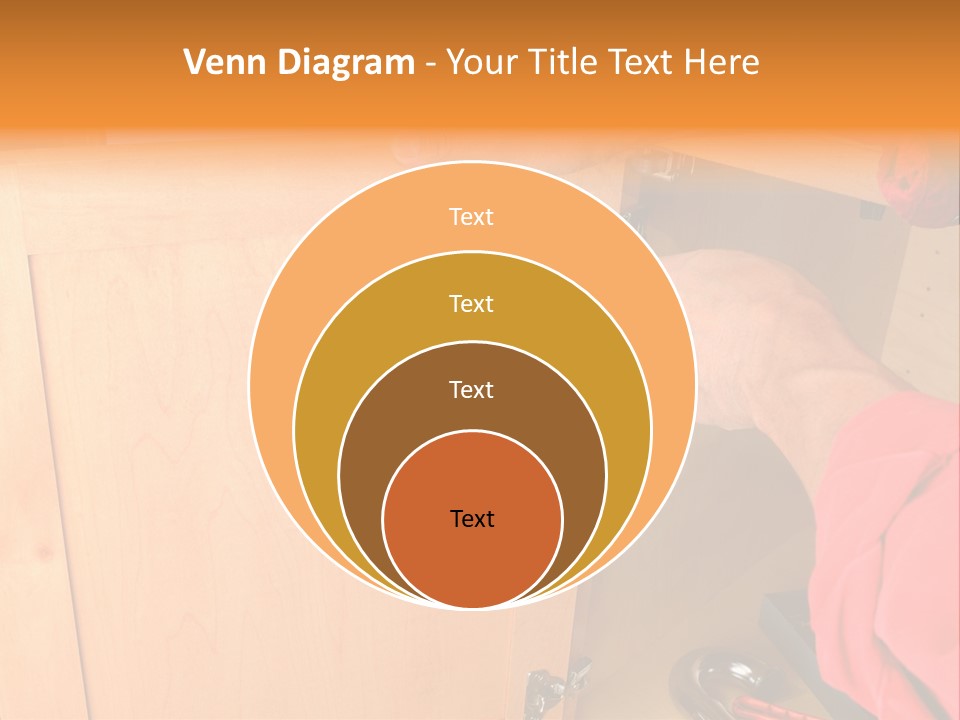 A Person Opening A Cabinet With A Wrench PowerPoint Template