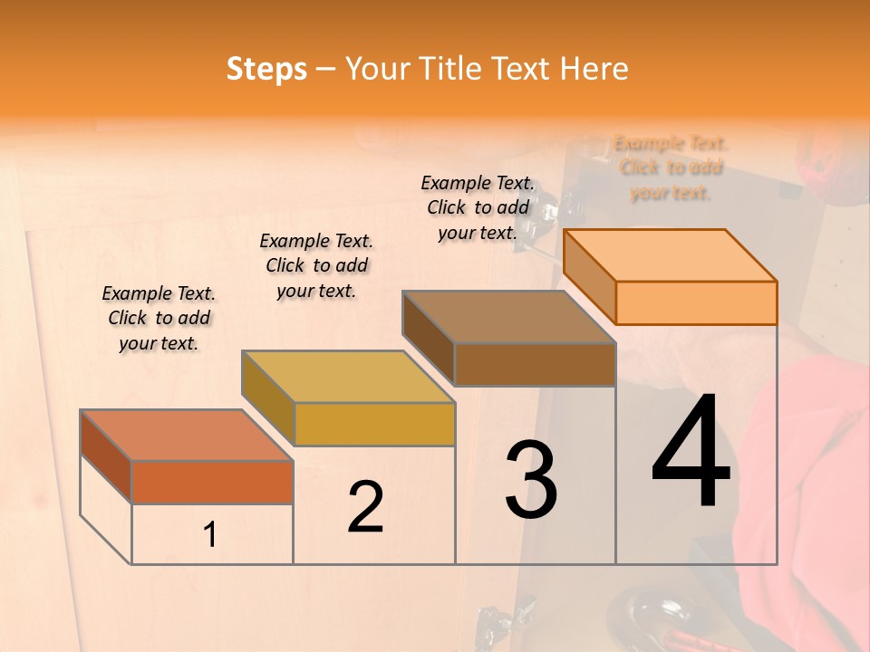 A Person Opening A Cabinet With A Wrench PowerPoint Template
