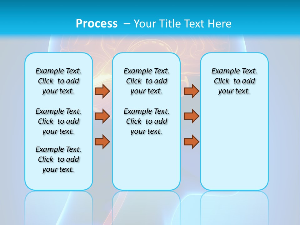 A Human Head With A Brain In The Middle Of It PowerPoint Template